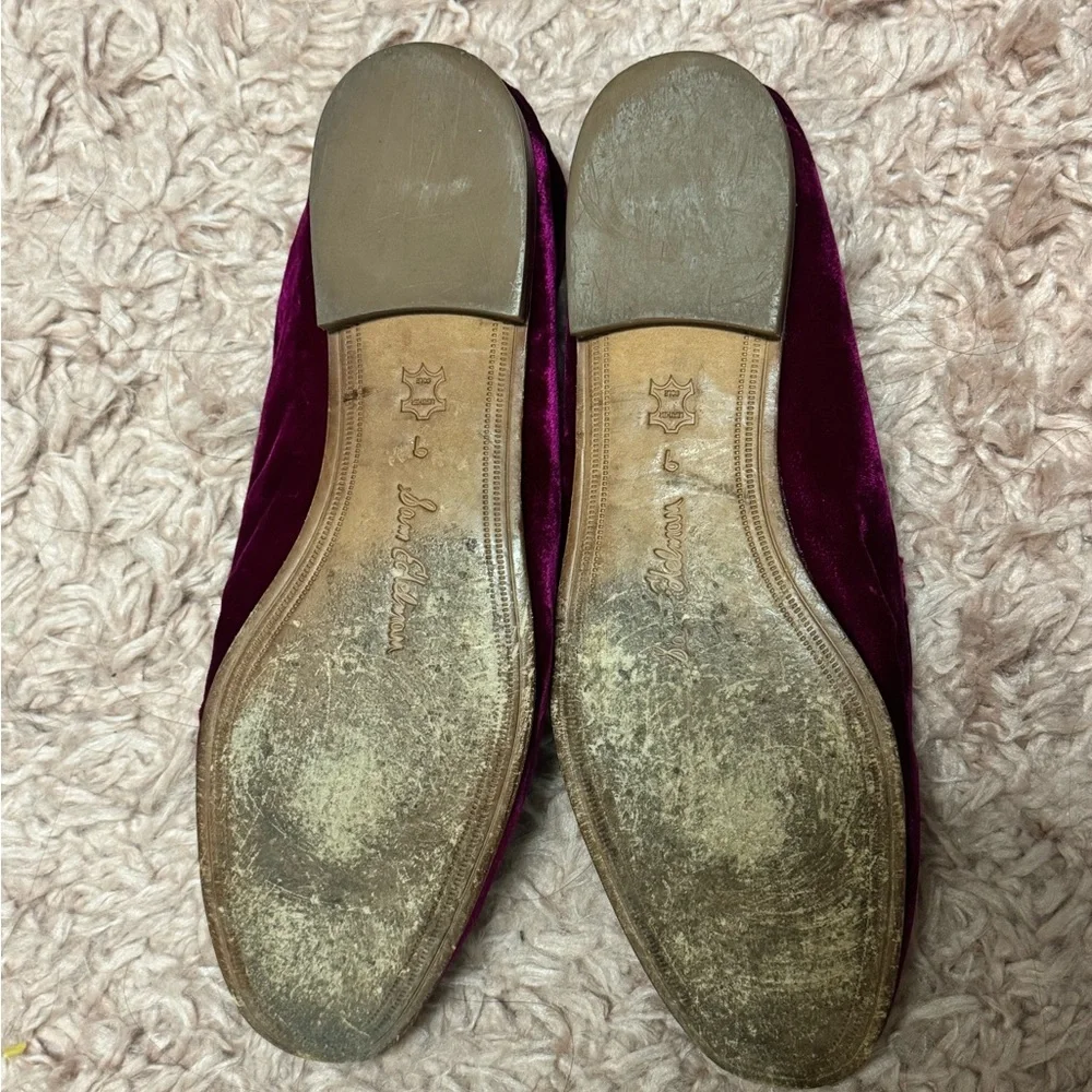 Sam Edelman Magenta Pink Loafers 9 - Picture 4 of 4